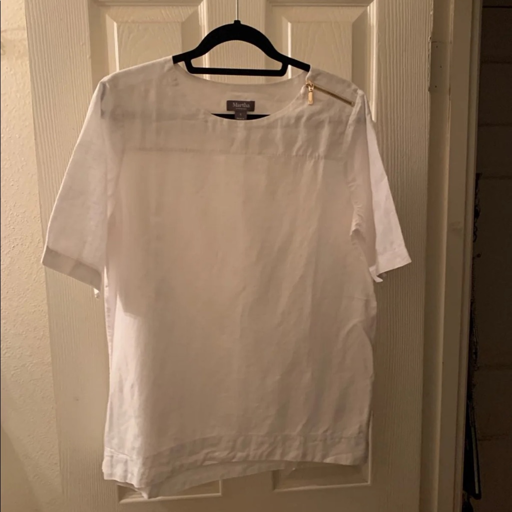 Nwot Martha Stewart Linen Top Nwot Martha Stewart Linen Top